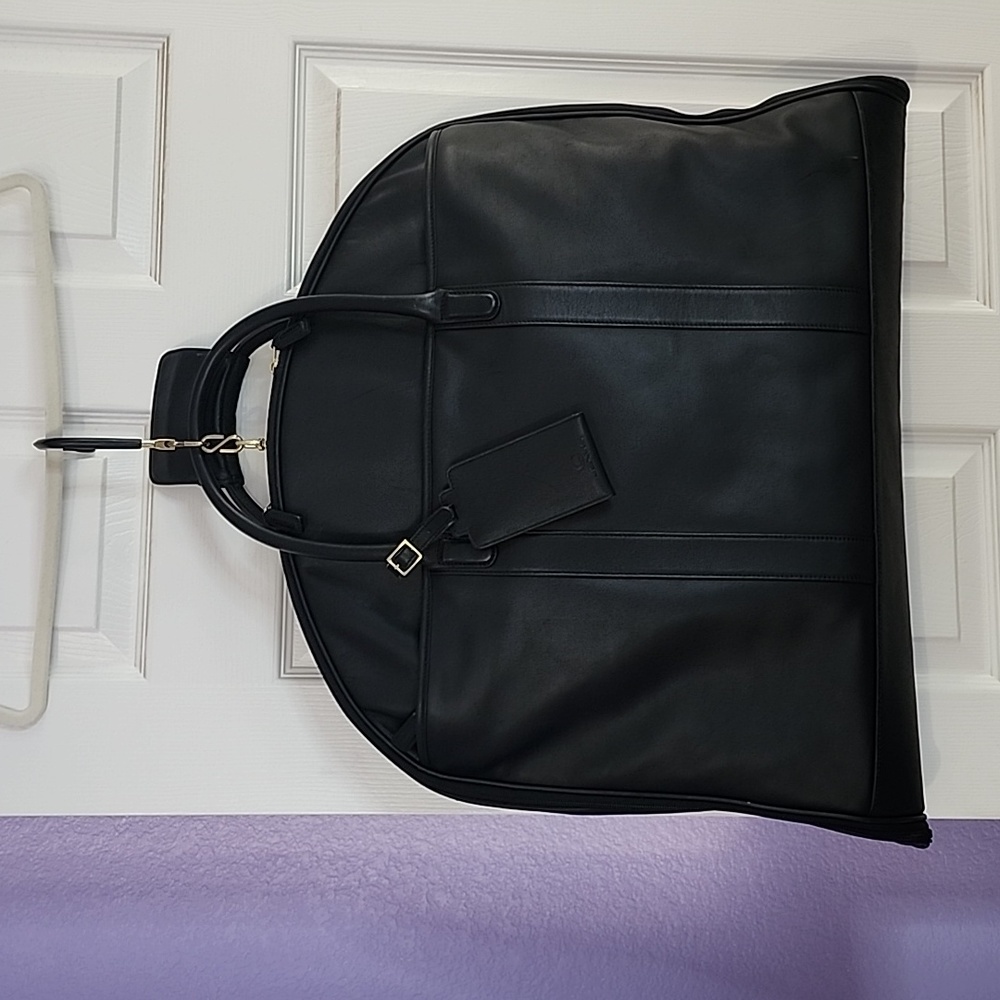 Rare Exclusive Lexus x Coach Limited Edition Black Leather Full Size Garment Bag